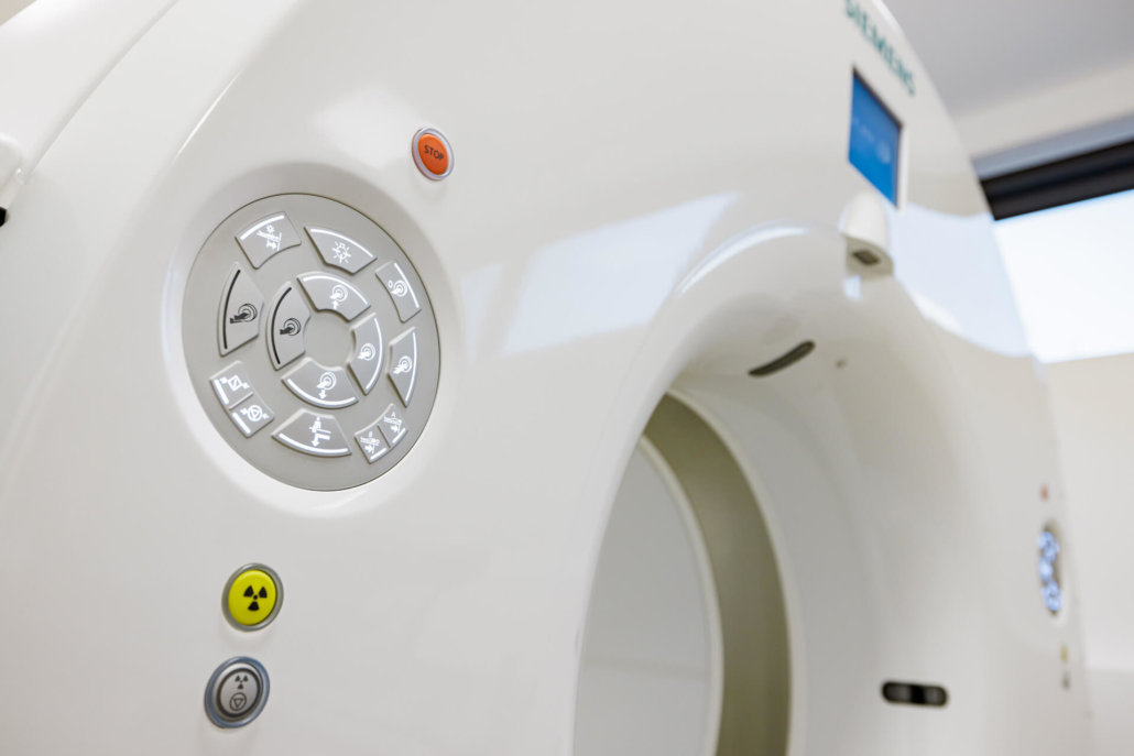 Nahaufnahme Technik PET/CT