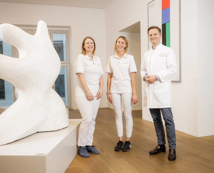 Team am Standort Alter Hof mit Prof. Dr. med. Regier