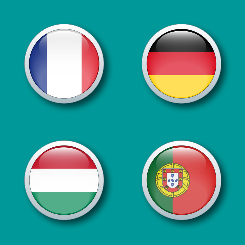 EM 2021 Gruppenflaggen