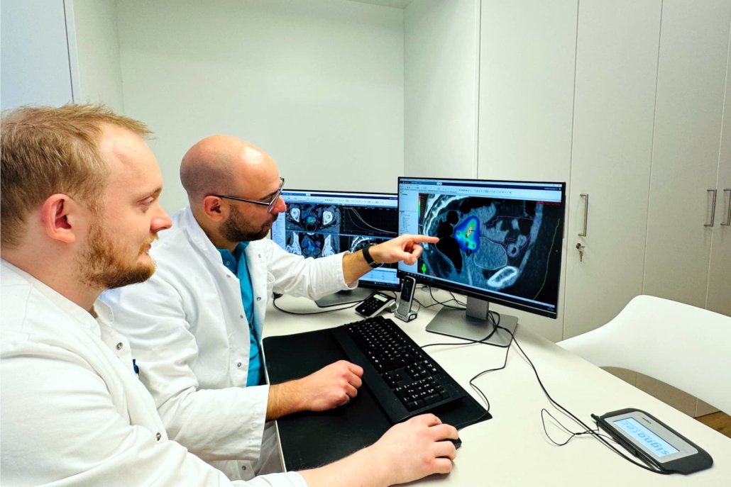 Befundbesprechung bei der Therapieform Brachytherapie