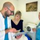 Nachbesprechung bei einer Brachytherapie